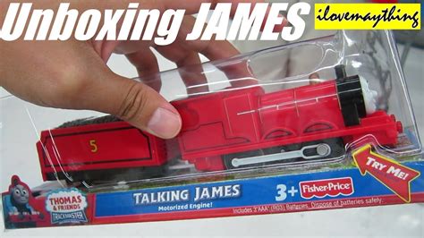 Unboxing James - Talking James Trackmaster Motorized Engine - YouTube