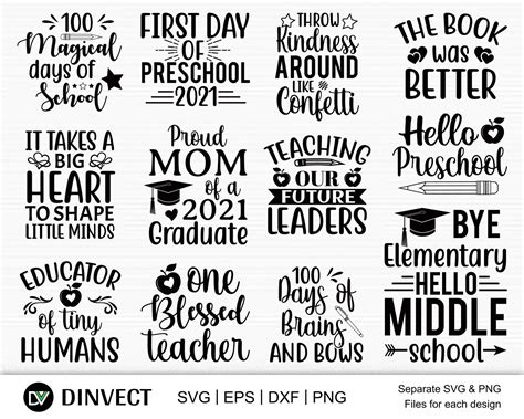 Papercraft Craft Supplies & Tools Back To School Svg Cricut School Svg ...