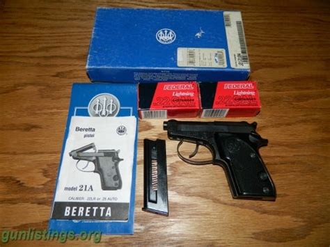 Beretta Bobcat 21A .22 Pistol with Ammo in columbus, Ohio gun classifieds -gunlistings.org