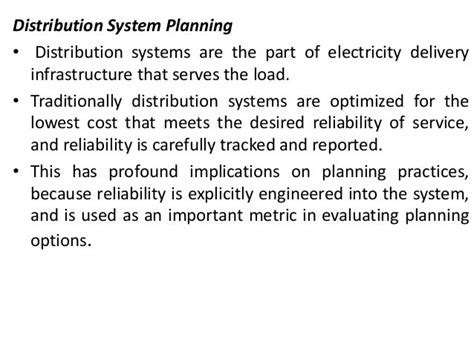 Power System Planning