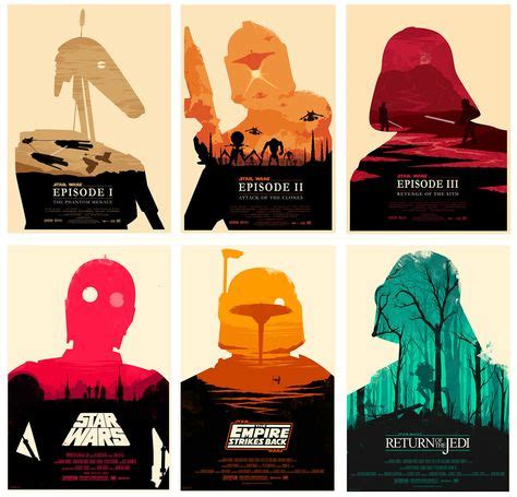 Star Wars Minimalist Posters by Olly Moss | Diseños | Star wars planets ...