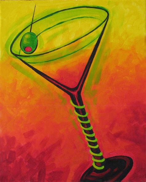 Martini Painting at PaintingValley.com | Explore collection of Martini ...