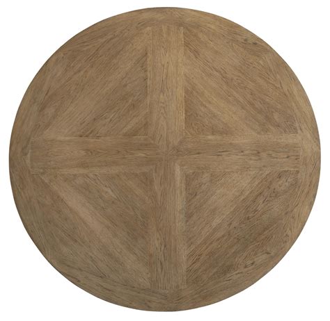 French Modern White Wood Pedestal Round Dining Table 58" | Zin Home