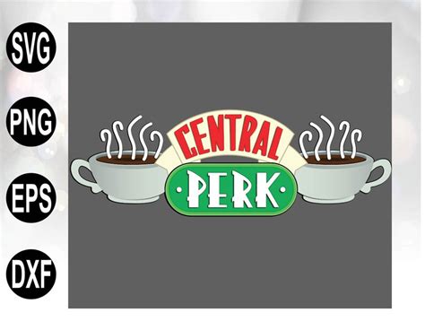 Central Perk svg Friends svg Friends tv show svg Vector | Etsy