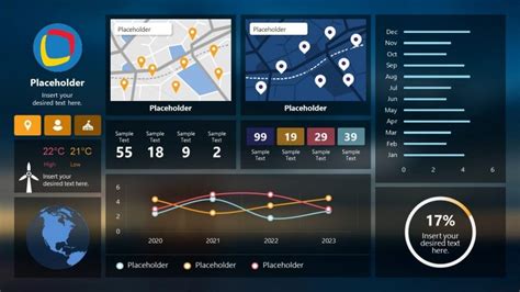 Smart City Monitoring Dashboard Template - SlideModel