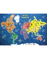 Peel & Stick Young Explorer World Map for Wall