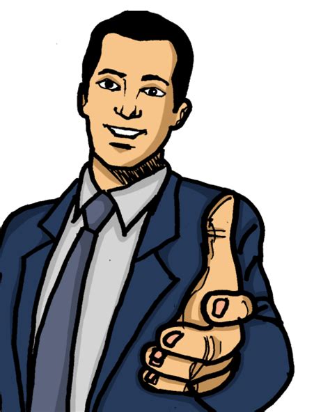 free clipart of business man extending his hand for handshake 10421 - aftershockclipart.com