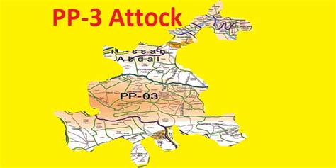 PP-3 Attock Area, Map, Candidates and Result