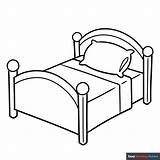 Bedroom Coloring Page sketch template