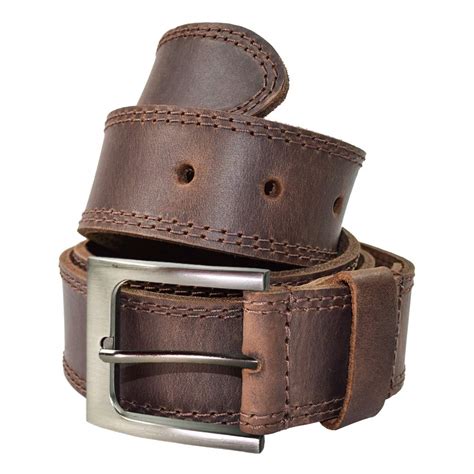 Buy Hide & DrinkRustic Handmade Full Grain Leather Men's Belt, Two Row ...