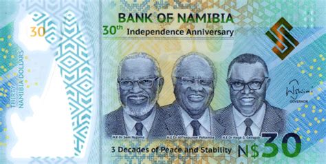 Namibia's 30 Namibia Dollars Note