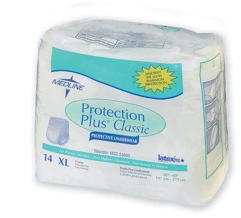 Prevail Protective Underwear, 2XL (68" - 80") Case of 48