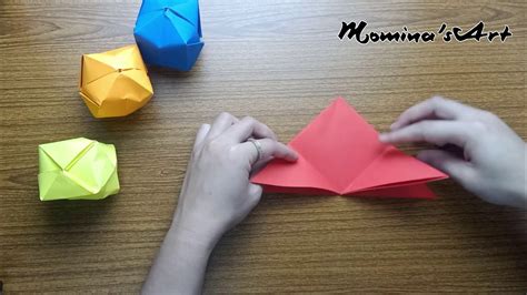 How to make Origami Football for kids By Momina's Art - YouTube