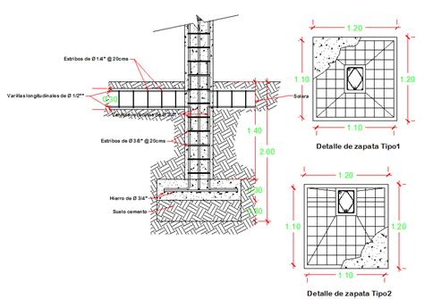 Column and Footing Design - Cadbull