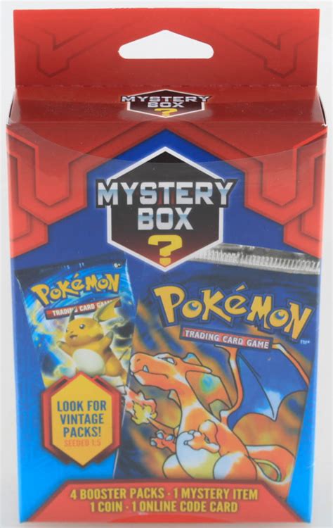 Pokemon Mystery Card Box with (4) Booster Packs | Pristine Auction