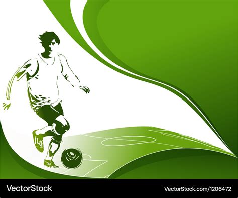 Abstract football background Royalty Free Vector Image