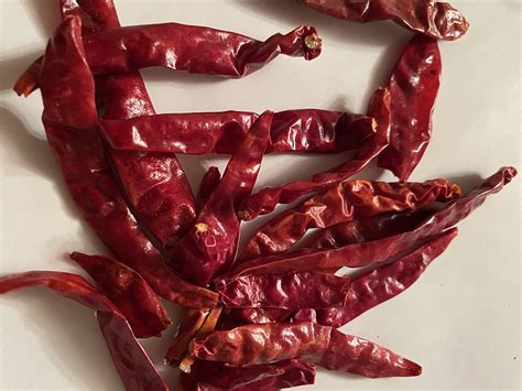 Dried Arbol Chili Peppers Chile De Arbol Seco 8 Oz - Etsy