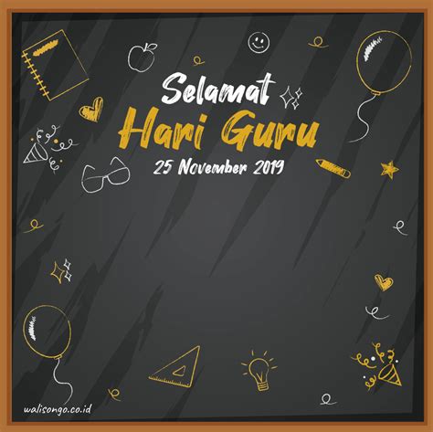 Background Spanduk Hari Guru