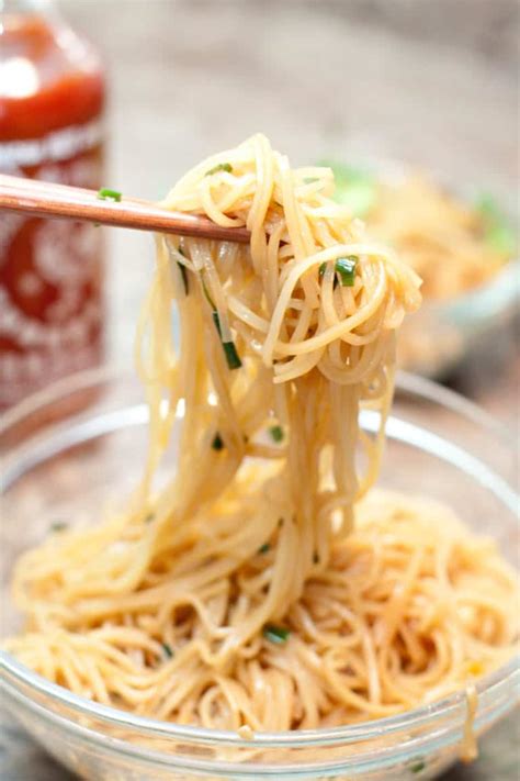 15 Minute Garlic Fried Noodles - Served From Scratch