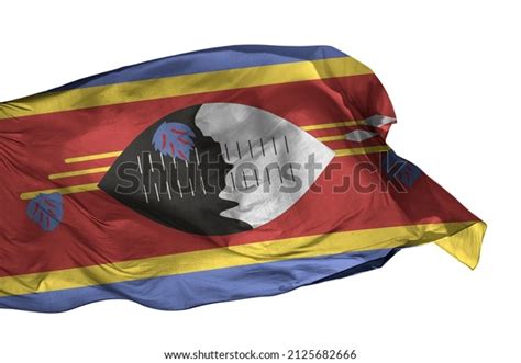 Flag Swaziland Swazilands National Symbols Swazilands Stock Photo 2125682666 | Shutterstock