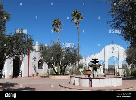 San Xavier Mission Stock Photo - Alamy