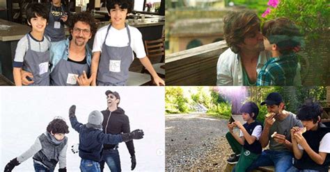 Endearing pictures of Hrithik Roshan with his sons | Filmfare.com