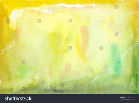 Yellow Green Watercolor Background Stock Illustration 157657214 | Shutterstock