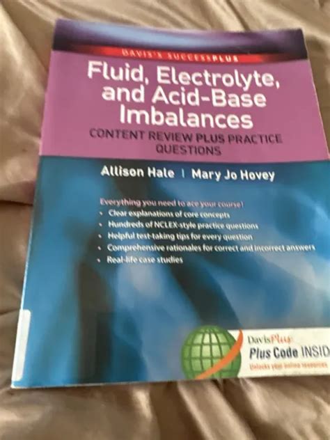 DAVIS'S FLUID, ELECTROLYTE, and Acid-Base Imbalances RN Review Nursing NCLEX $9.99 - PicClick