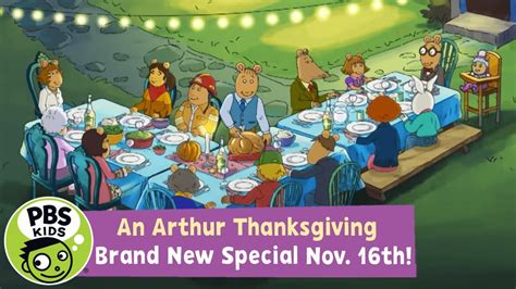 An Arthur Thanksgiving! | A Brand New Special on November 16th! | PBS KIDS - YouTube