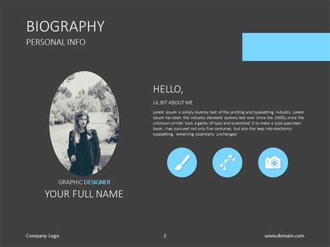 Biography Presentation Template