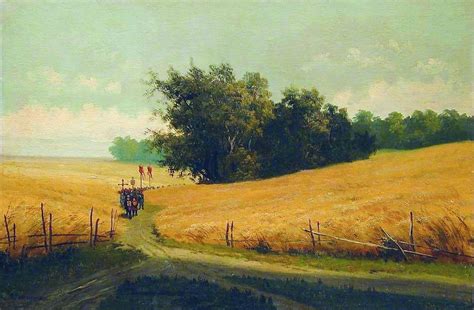 Fields Painting | Arseny Meschersky Oil Paintings