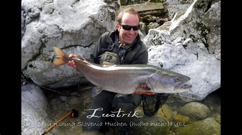 Lustrik Fly fishing Slovenia, Huchen, Danube taimen, Hucho, (Fliegenfischen auf Huchen Slowenien ...