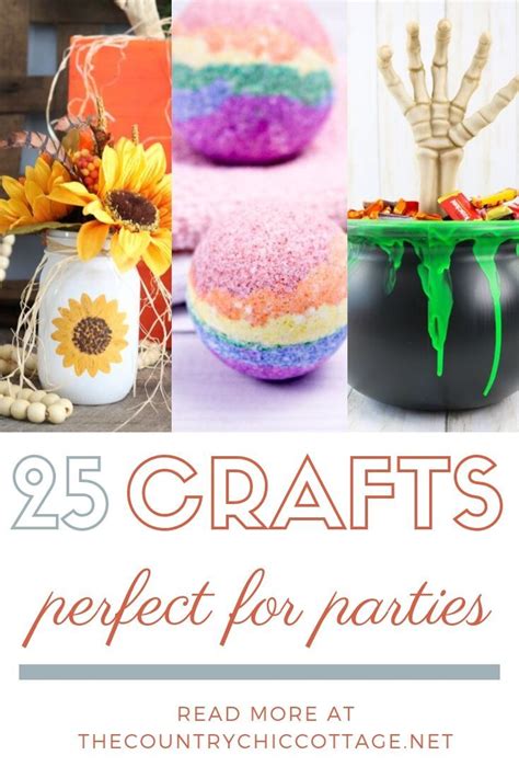 25 Party Craft Ideas in 15 Minutes or Less | Craft party, Crafts, Quick ...