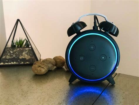 3D Printed Amazon Echo Dot Alarm Clock Stand | Clock, Amazon echo ...