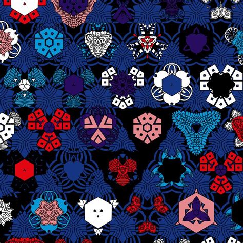 kaleidoscope pattern01 on Behance | Textile patterns, Generative art, Kaleidoscope