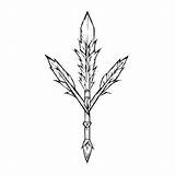 Download Intricate Leaf Spear Design Coloring pages Online  Creative sketch template