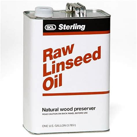 Sterling 1001662 1 gal Raw Linseed Oil Natural Wood Preservative - Walmart.com - Walmart.com