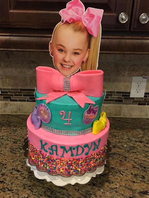 Jojo Siwa birthday cake | Jojo siwa birthday cake, Jojo siwa birthday ...