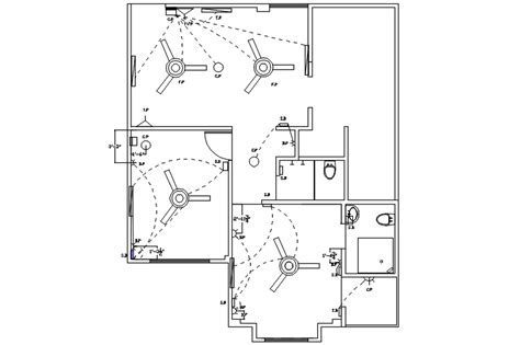 House Electrical Plan In AutoCAD File