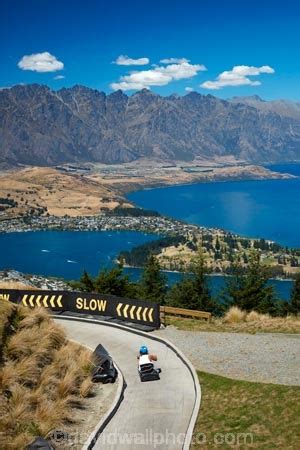 Skyline Luge, Lake Wakatipu and The Remarkables, Queenstown, South Island, New Zealand