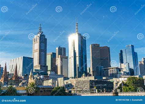 Melbourne CBD, Central Business District Architecture Editorial Stock ...