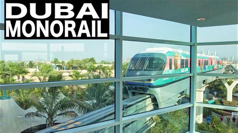 DUBAI PALM MONORAIL Complete Ride | 4K - YouTube