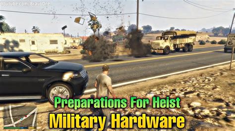 GTA 5 Military Hardware Heist Setup - Mission - YouTube