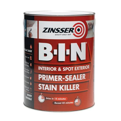 Zinsser B-I-N Primer - 2.5L in 2021 | Primer sealer, Primer, Exterior primer