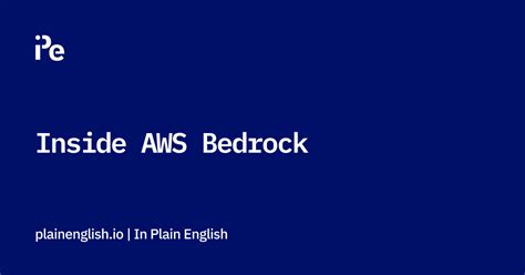 AWS Bedrock | Use cases and features | ML Platform