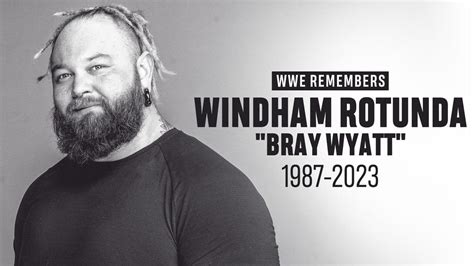 Windham Rotunda, also known as Bray Wyatt, passes away | WWE