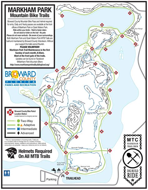 Markham Park Mountain Bike Trails - Markham Park