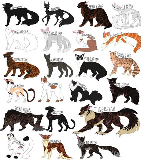 ShadowClan leaders | Warrior cats art, Warrior cats comics, Warrior cats