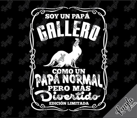 Papá Gallero svg. Soy un papá Gallero svg. Instant download - Etsy México