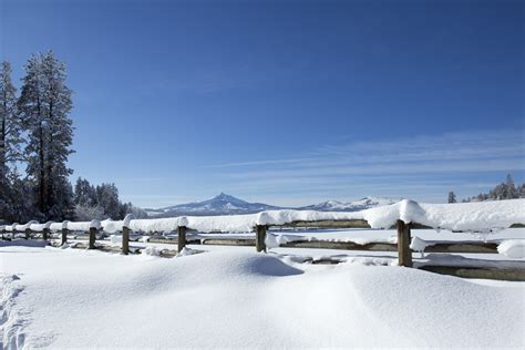 Download Oregon Snow Fence Photography Winter HD Wallpaper by skeeze